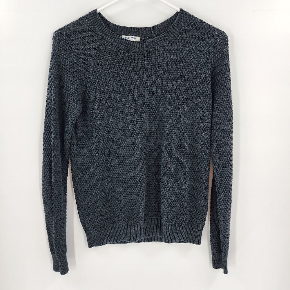 Old navy black sweater knit small womens